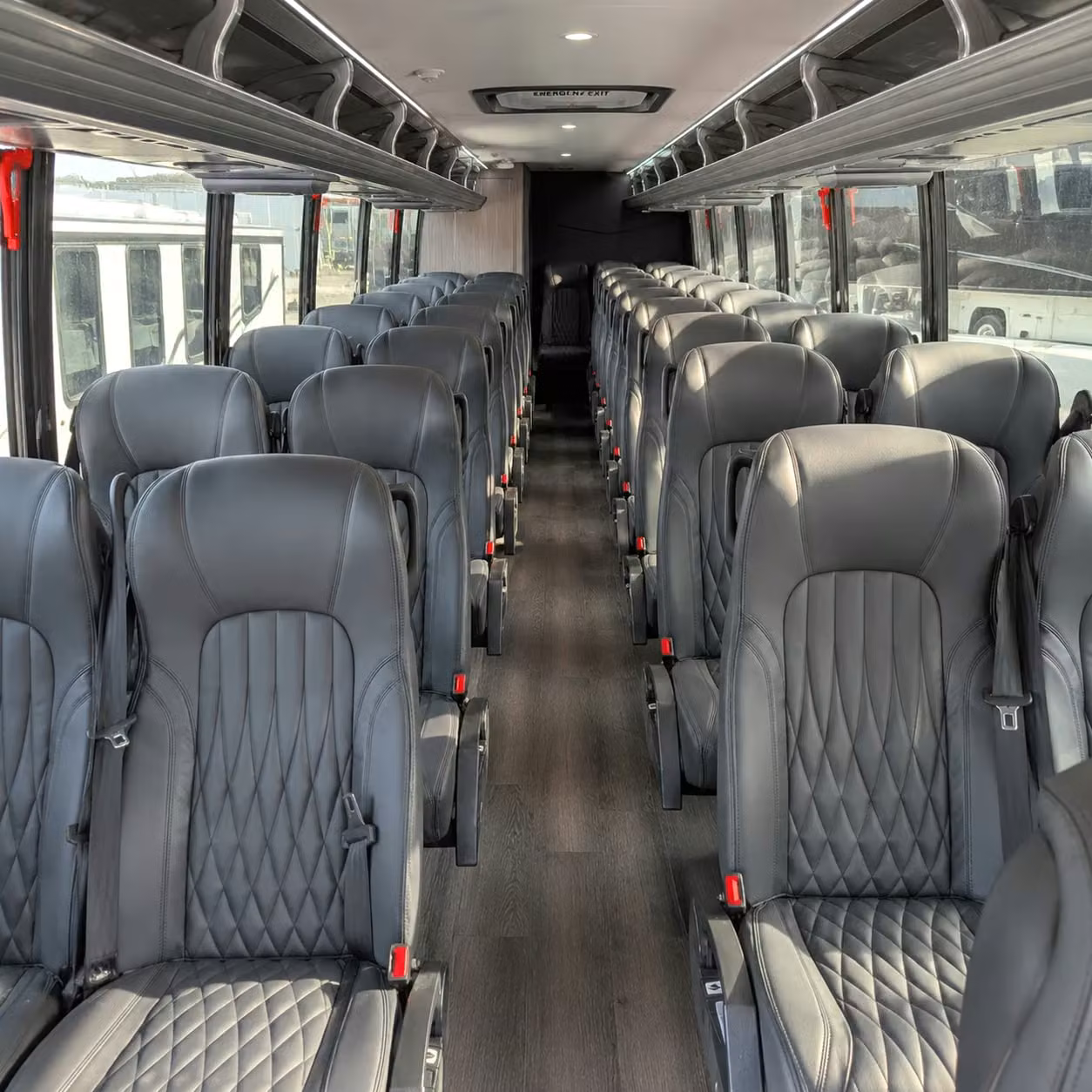 28 passenger minibus interior
